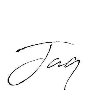 Create a beautiful signature design for name Jaq. With this signature (Antro_Vectra) fonts, you can make a handwritten signature for free. Jaq signature style 6 images and pictures png