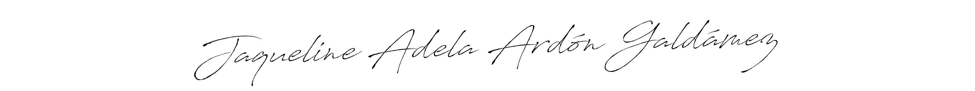 Also You can easily find your signature by using the search form. We will create Jaqueline Adela Ardón Galdámez name handwritten signature images for you free of cost using Antro_Vectra sign style. Jaqueline Adela Ardón Galdámez signature style 6 images and pictures png