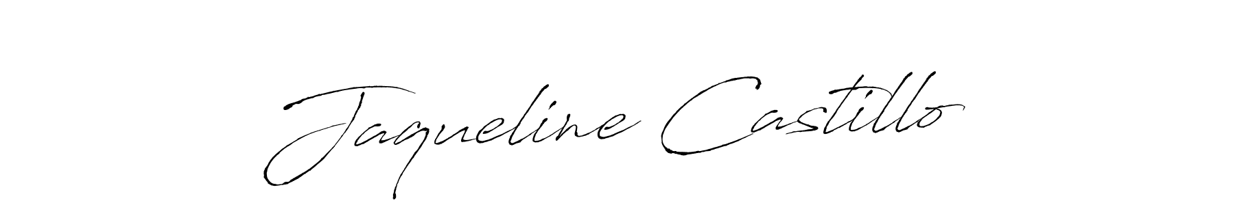 You should practise on your own different ways (Antro_Vectra) to write your name (Jaqueline Castillo) in signature. don't let someone else do it for you. Jaqueline Castillo signature style 6 images and pictures png