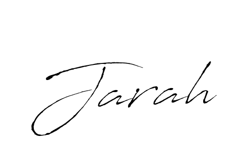 Jarah stylish signature style. Best Handwritten Sign (Antro_Vectra) for my name. Handwritten Signature Collection Ideas for my name Jarah. Jarah signature style 6 images and pictures png