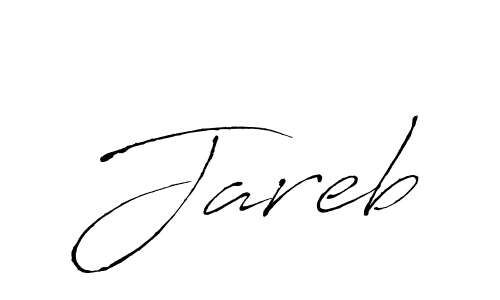 Jareb stylish signature style. Best Handwritten Sign (Antro_Vectra) for my name. Handwritten Signature Collection Ideas for my name Jareb. Jareb signature style 6 images and pictures png