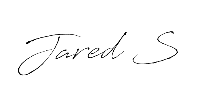 Design your own signature with our free online signature maker. With this signature software, you can create a handwritten (Antro_Vectra) signature for name Jared S. Jared S signature style 6 images and pictures png