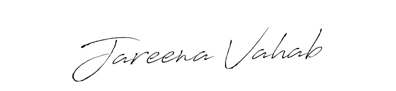 Use a signature maker to create a handwritten signature online. With this signature software, you can design (Antro_Vectra) your own signature for name Jareena Vahab. Jareena Vahab signature style 6 images and pictures png