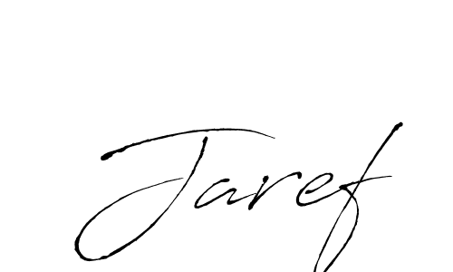 Design your own signature with our free online signature maker. With this signature software, you can create a handwritten (Antro_Vectra) signature for name Jaref. Jaref signature style 6 images and pictures png