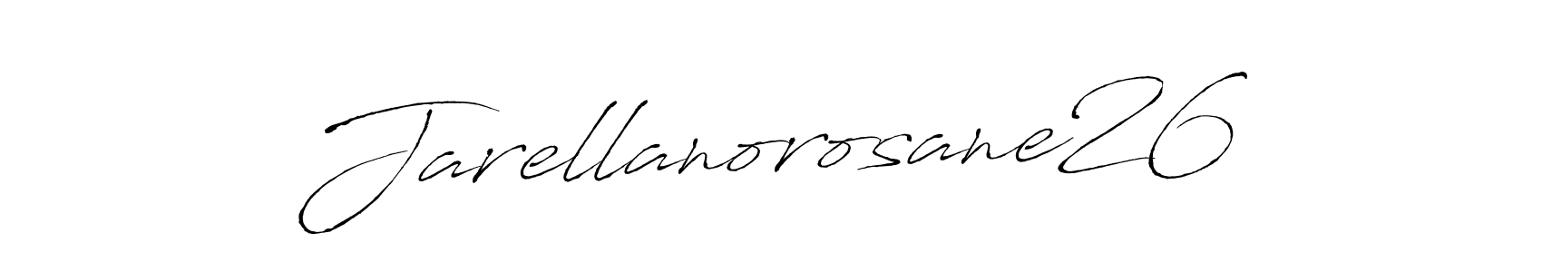 Design your own signature with our free online signature maker. With this signature software, you can create a handwritten (Antro_Vectra) signature for name Jarellanorosane26. Jarellanorosane26 signature style 6 images and pictures png