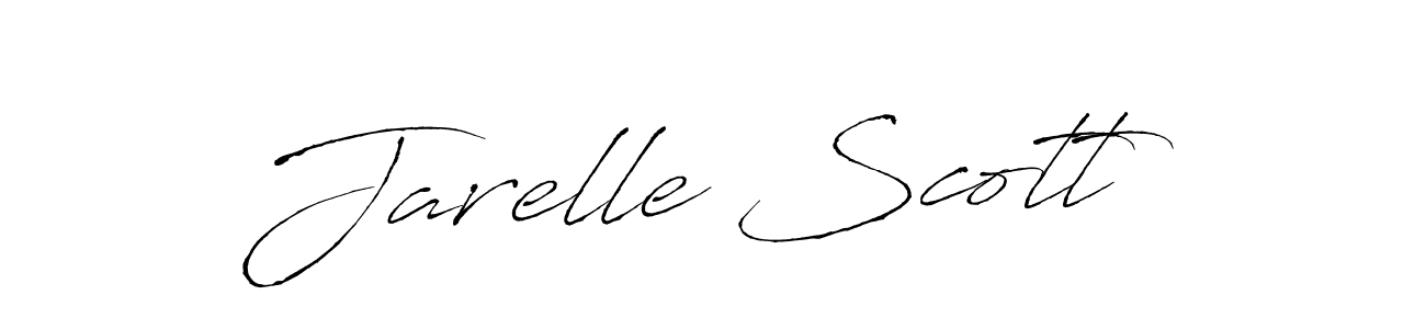 Also You can easily find your signature by using the search form. We will create Jarelle Scott name handwritten signature images for you free of cost using Antro_Vectra sign style. Jarelle Scott signature style 6 images and pictures png