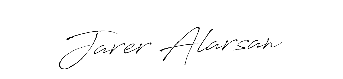 Jarer Alarsan stylish signature style. Best Handwritten Sign (Antro_Vectra) for my name. Handwritten Signature Collection Ideas for my name Jarer Alarsan. Jarer Alarsan signature style 6 images and pictures png