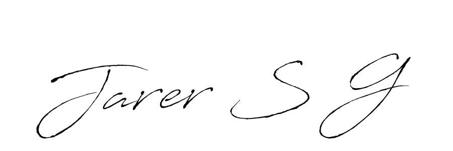 Make a beautiful signature design for name Jarer S G. Use this online signature maker to create a handwritten signature for free. Jarer S G signature style 6 images and pictures png