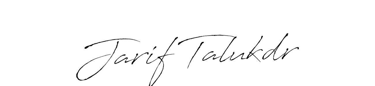 Also You can easily find your signature by using the search form. We will create Jarif Talukdr name handwritten signature images for you free of cost using Antro_Vectra sign style. Jarif Talukdr signature style 6 images and pictures png