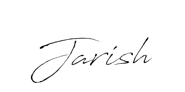 The best way (Antro_Vectra) to make a short signature is to pick only two or three words in your name. The name Jarish include a total of six letters. For converting this name. Jarish signature style 6 images and pictures png