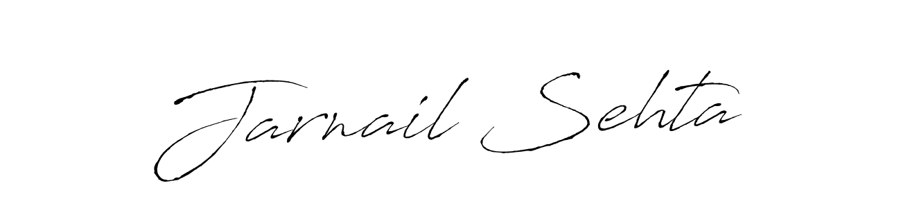 Design your own signature with our free online signature maker. With this signature software, you can create a handwritten (Antro_Vectra) signature for name Jarnail Sehta. Jarnail Sehta signature style 6 images and pictures png