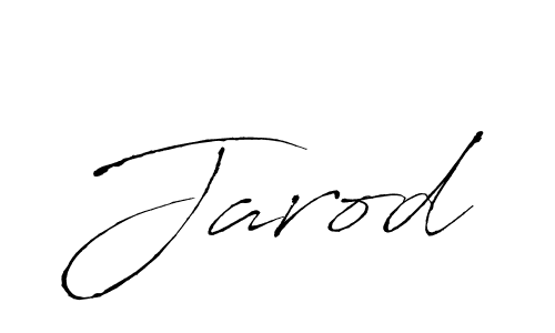 Jarod stylish signature style. Best Handwritten Sign (Antro_Vectra) for my name. Handwritten Signature Collection Ideas for my name Jarod. Jarod signature style 6 images and pictures png