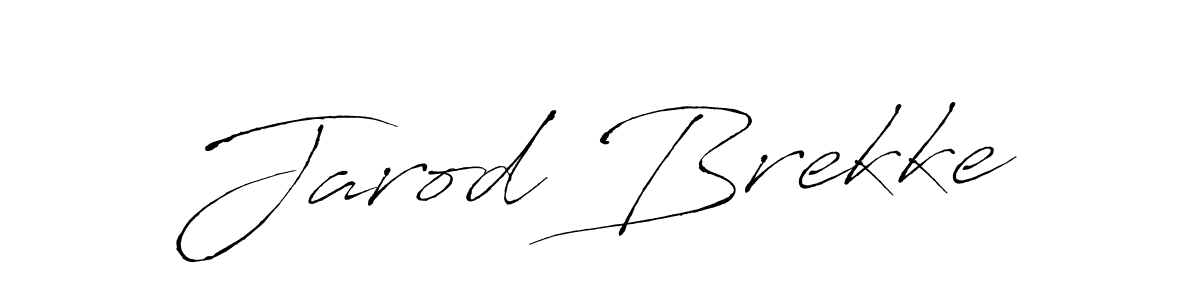 Design your own signature with our free online signature maker. With this signature software, you can create a handwritten (Antro_Vectra) signature for name Jarod Brekke. Jarod Brekke signature style 6 images and pictures png