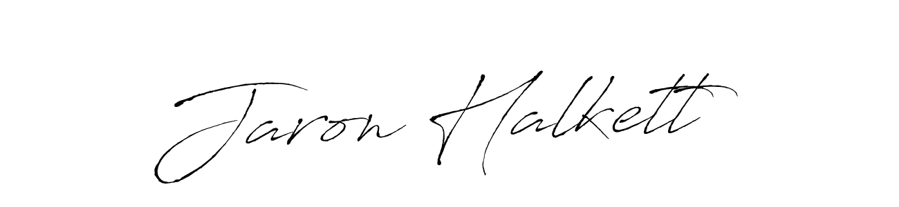 Make a beautiful signature design for name Jaron Halkett. With this signature (Antro_Vectra) style, you can create a handwritten signature for free. Jaron Halkett signature style 6 images and pictures png