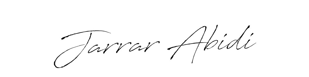 Jarrar Abidi stylish signature style. Best Handwritten Sign (Antro_Vectra) for my name. Handwritten Signature Collection Ideas for my name Jarrar Abidi. Jarrar Abidi signature style 6 images and pictures png