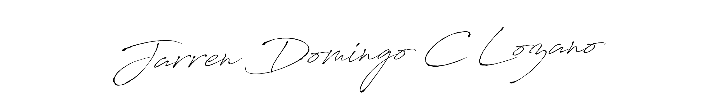 Design your own signature with our free online signature maker. With this signature software, you can create a handwritten (Antro_Vectra) signature for name Jarren Domingo C Lozano. Jarren Domingo C Lozano signature style 6 images and pictures png