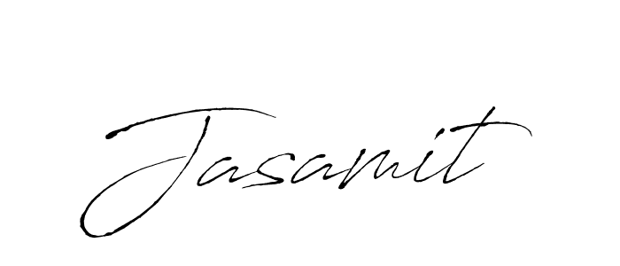 Jasamit stylish signature style. Best Handwritten Sign (Antro_Vectra) for my name. Handwritten Signature Collection Ideas for my name Jasamit. Jasamit signature style 6 images and pictures png