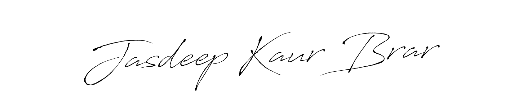 Antro_Vectra is a professional signature style that is perfect for those who want to add a touch of class to their signature. It is also a great choice for those who want to make their signature more unique. Get Jasdeep Kaur Brar name to fancy signature for free. Jasdeep Kaur Brar signature style 6 images and pictures png