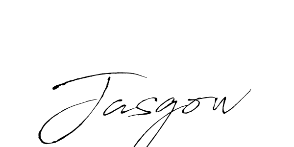 Use a signature maker to create a handwritten signature online. With this signature software, you can design (Antro_Vectra) your own signature for name Jasgow. Jasgow signature style 6 images and pictures png