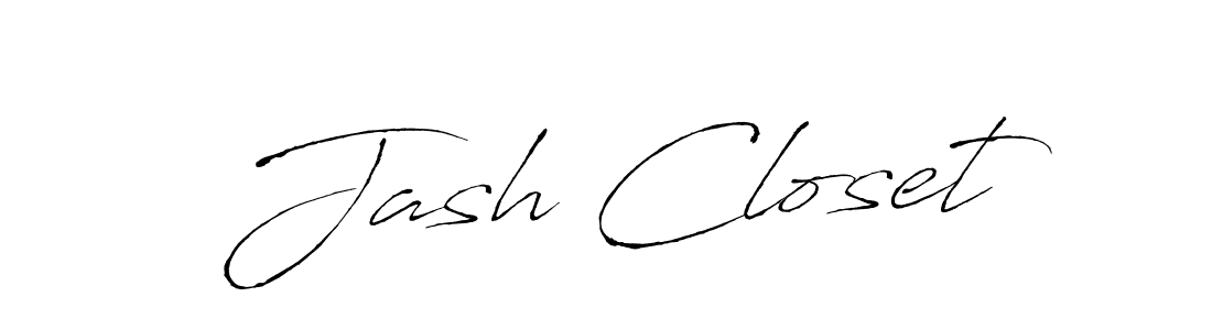 Create a beautiful signature design for name Jash Closet. With this signature (Antro_Vectra) fonts, you can make a handwritten signature for free. Jash Closet signature style 6 images and pictures png