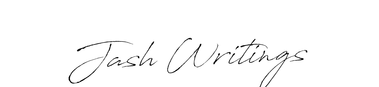 How to make Jash Writings signature? Antro_Vectra is a professional autograph style. Create handwritten signature for Jash Writings name. Jash Writings signature style 6 images and pictures png