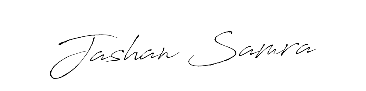 You should practise on your own different ways (Antro_Vectra) to write your name (Jashan Samra) in signature. don't let someone else do it for you. Jashan Samra signature style 6 images and pictures png