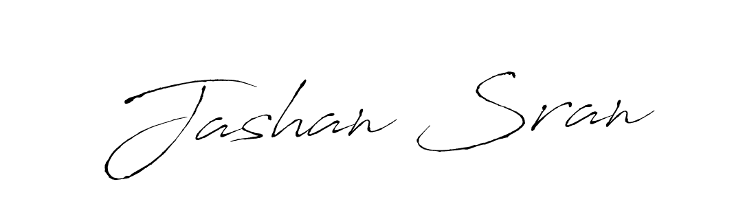 Create a beautiful signature design for name Jashan Sran. With this signature (Antro_Vectra) fonts, you can make a handwritten signature for free. Jashan Sran signature style 6 images and pictures png