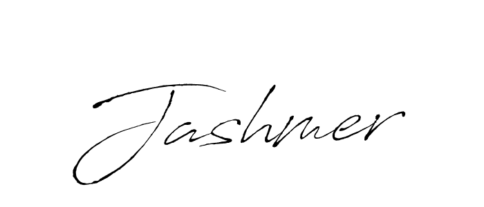 Use a signature maker to create a handwritten signature online. With this signature software, you can design (Antro_Vectra) your own signature for name Jashmer. Jashmer signature style 6 images and pictures png