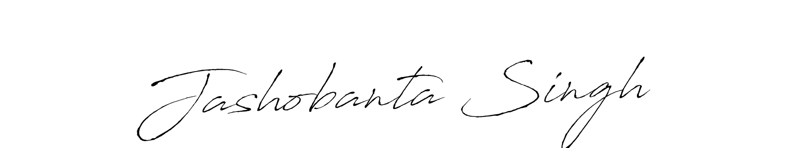 How to make Jashobanta Singh name signature. Use Antro_Vectra style for creating short signs online. This is the latest handwritten sign. Jashobanta Singh signature style 6 images and pictures png