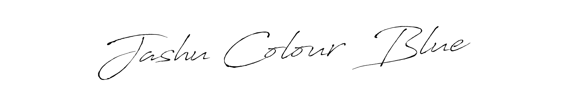 Make a beautiful signature design for name Jashu Colour  Blue. Use this online signature maker to create a handwritten signature for free. Jashu Colour  Blue signature style 6 images and pictures png