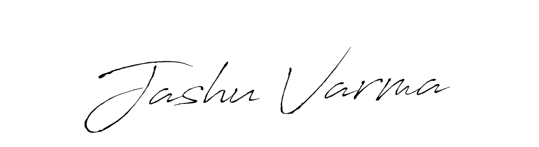 Create a beautiful signature design for name Jashu Varma. With this signature (Antro_Vectra) fonts, you can make a handwritten signature for free. Jashu Varma signature style 6 images and pictures png