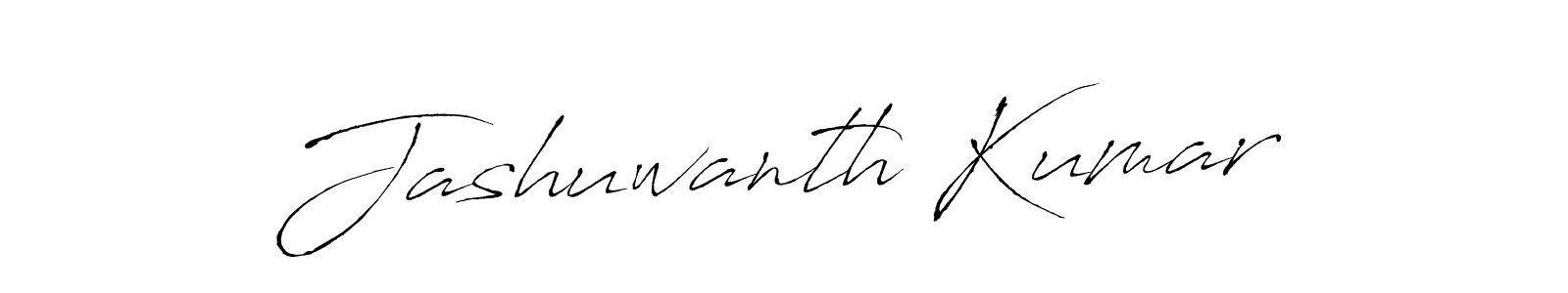 How to make Jashuwanth Kumar name signature. Use Antro_Vectra style for creating short signs online. This is the latest handwritten sign. Jashuwanth Kumar signature style 6 images and pictures png