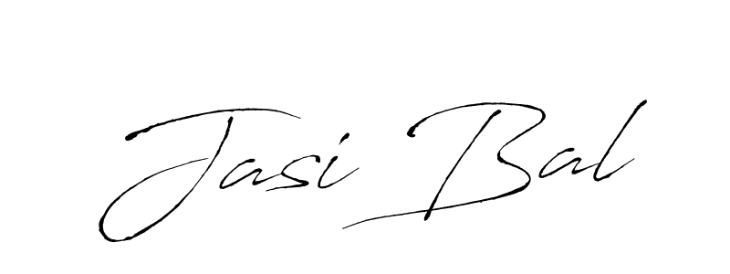 Design your own signature with our free online signature maker. With this signature software, you can create a handwritten (Antro_Vectra) signature for name Jasi Bal. Jasi Bal signature style 6 images and pictures png