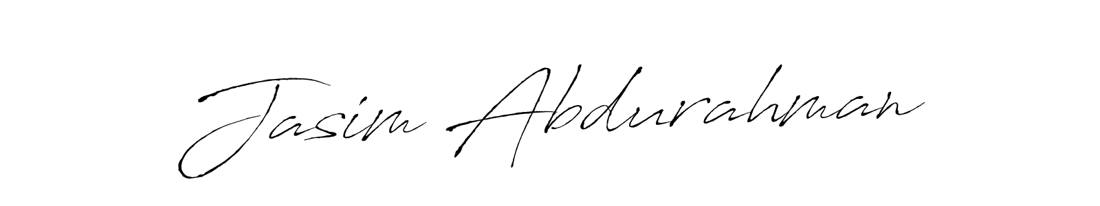 Use a signature maker to create a handwritten signature online. With this signature software, you can design (Antro_Vectra) your own signature for name Jasim Abdurahman. Jasim Abdurahman signature style 6 images and pictures png