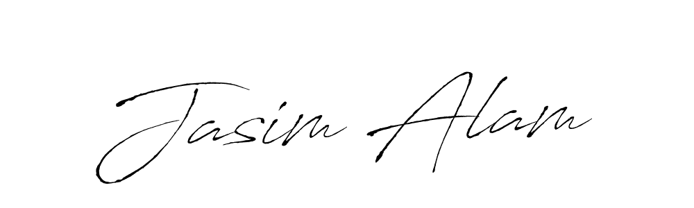 Design your own signature with our free online signature maker. With this signature software, you can create a handwritten (Antro_Vectra) signature for name Jasim Alam. Jasim Alam signature style 6 images and pictures png