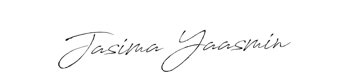 How to make Jasima Yaasmin signature? Antro_Vectra is a professional autograph style. Create handwritten signature for Jasima Yaasmin name. Jasima Yaasmin signature style 6 images and pictures png