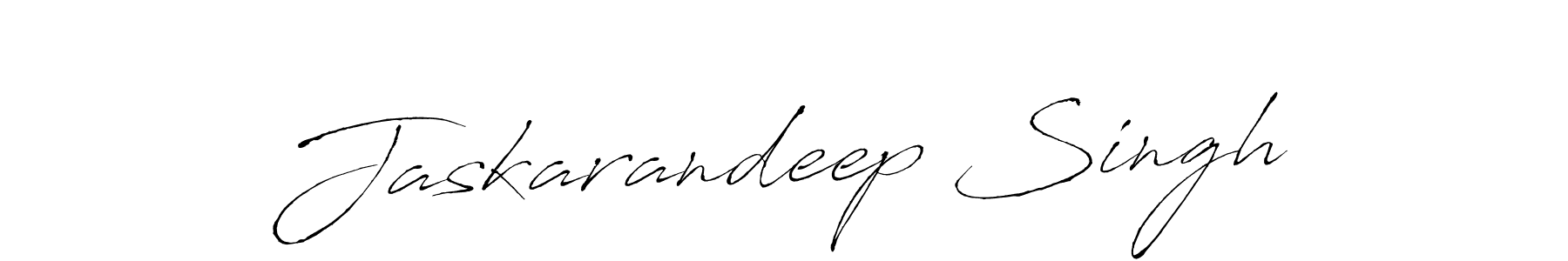 Create a beautiful signature design for name Jaskarandeep Singh. With this signature (Antro_Vectra) fonts, you can make a handwritten signature for free. Jaskarandeep Singh signature style 6 images and pictures png