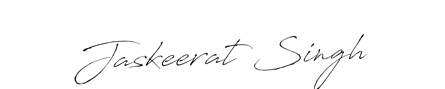 Make a beautiful signature design for name Jaskeerat Singh. With this signature (Antro_Vectra) style, you can create a handwritten signature for free. Jaskeerat Singh signature style 6 images and pictures png