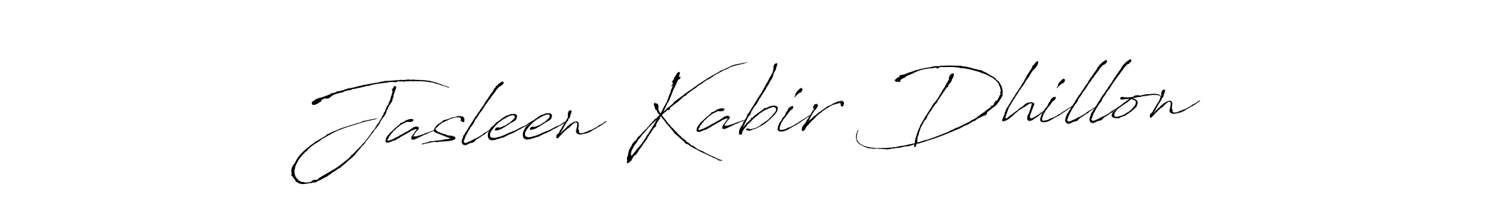 Use a signature maker to create a handwritten signature online. With this signature software, you can design (Antro_Vectra) your own signature for name Jasleen Kabir Dhillon. Jasleen Kabir Dhillon signature style 6 images and pictures png