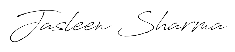 Upgrade your professional image with Jasleen Sharma signature created with Antro_Vectra font. Fast, free, and watermark-free download. Jasleen Sharma signature style 6 images and pictures png