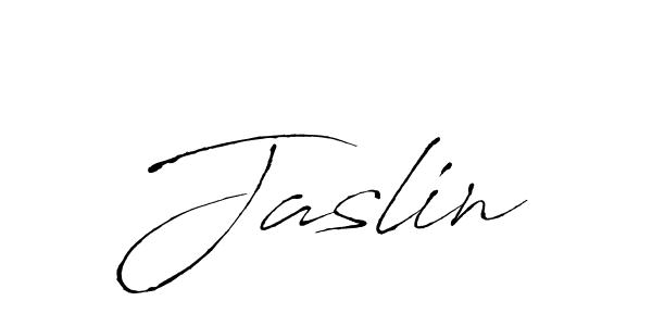 Also we have Jaslin name is the best signature style. Create professional handwritten signature collection using Antro_Vectra autograph style. Jaslin signature style 6 images and pictures png