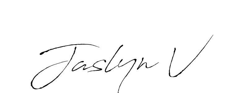 if you are searching for the best signature style for your name Jaslyn V. so please give up your signature search. here we have designed multiple signature styles  using Antro_Vectra. Jaslyn V signature style 6 images and pictures png