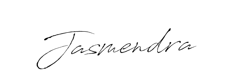 Create a beautiful signature design for name Jasmendra. With this signature (Antro_Vectra) fonts, you can make a handwritten signature for free. Jasmendra signature style 6 images and pictures png