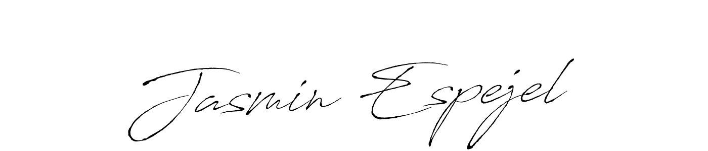 Also we have Jasmin Espejel name is the best signature style. Create professional handwritten signature collection using Antro_Vectra autograph style. Jasmin Espejel signature style 6 images and pictures png