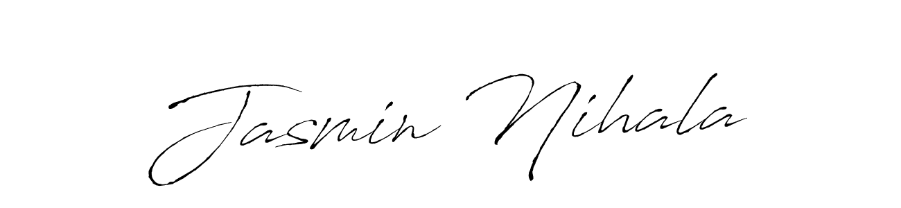 Here are the top 10 professional signature styles for the name Jasmin Nihala. These are the best autograph styles you can use for your name. Jasmin Nihala signature style 6 images and pictures png