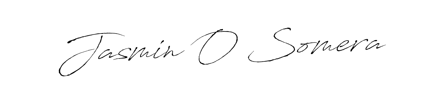 How to make Jasmin O Somera signature? Antro_Vectra is a professional autograph style. Create handwritten signature for Jasmin O Somera name. Jasmin O Somera signature style 6 images and pictures png