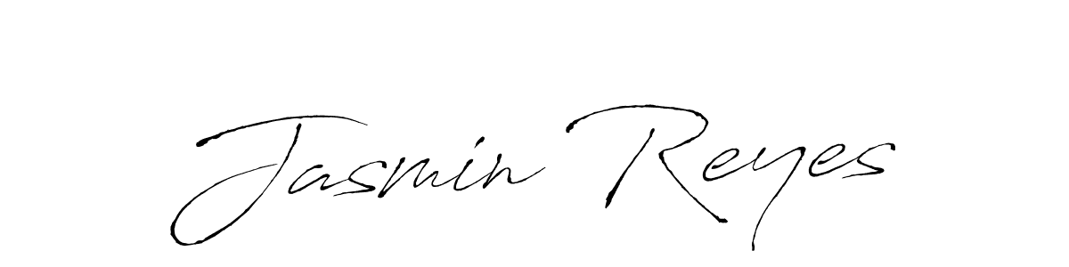 Create a beautiful signature design for name Jasmin Reyes. With this signature (Antro_Vectra) fonts, you can make a handwritten signature for free. Jasmin Reyes signature style 6 images and pictures png