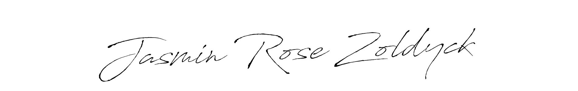 Create a beautiful signature design for name Jasmin Rose Zoldyck. With this signature (Antro_Vectra) fonts, you can make a handwritten signature for free. Jasmin Rose Zoldyck signature style 6 images and pictures png