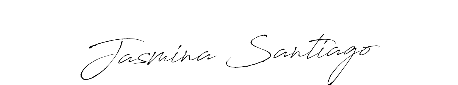 Similarly Antro_Vectra is the best handwritten signature design. Signature creator online .You can use it as an online autograph creator for name Jasmina Santiago. Jasmina Santiago signature style 6 images and pictures png