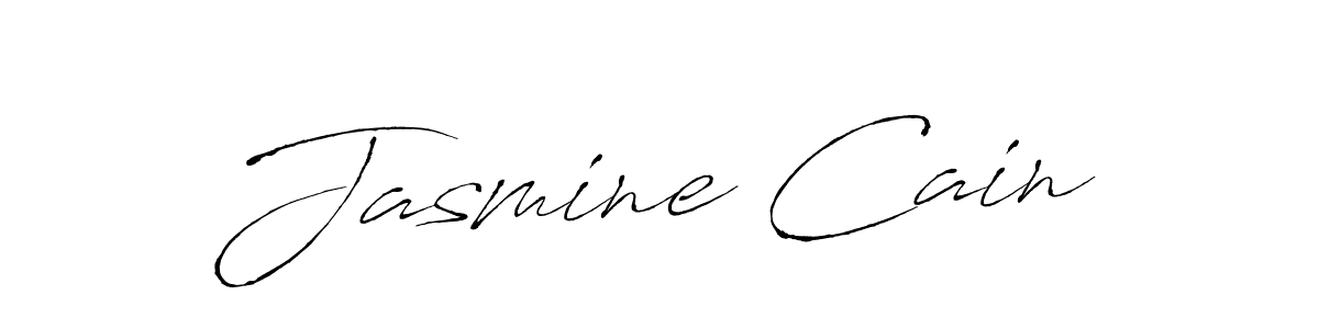 You should practise on your own different ways (Antro_Vectra) to write your name (Jasmine Cain) in signature. don't let someone else do it for you. Jasmine Cain signature style 6 images and pictures png